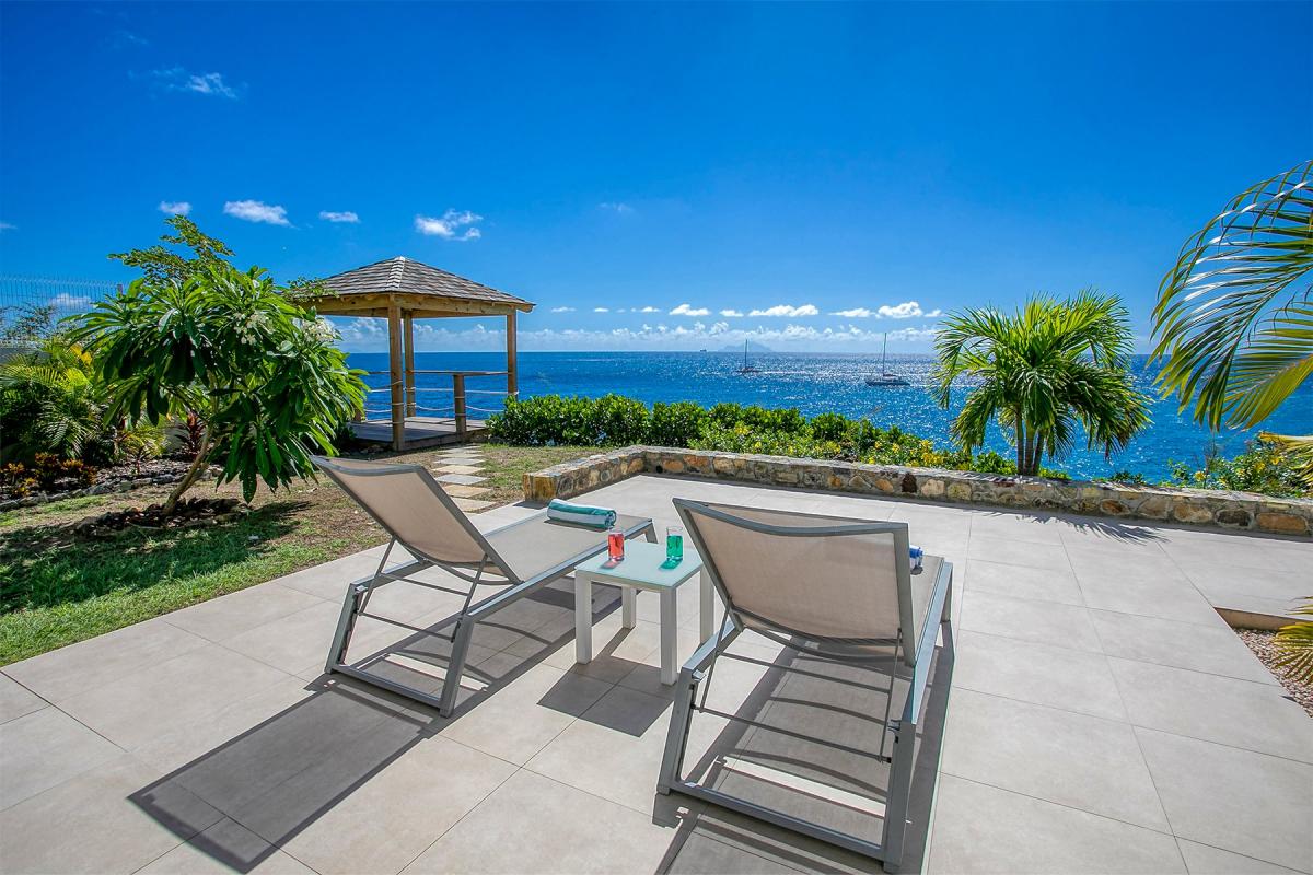 Location villa St Martin - Vue chambre 3